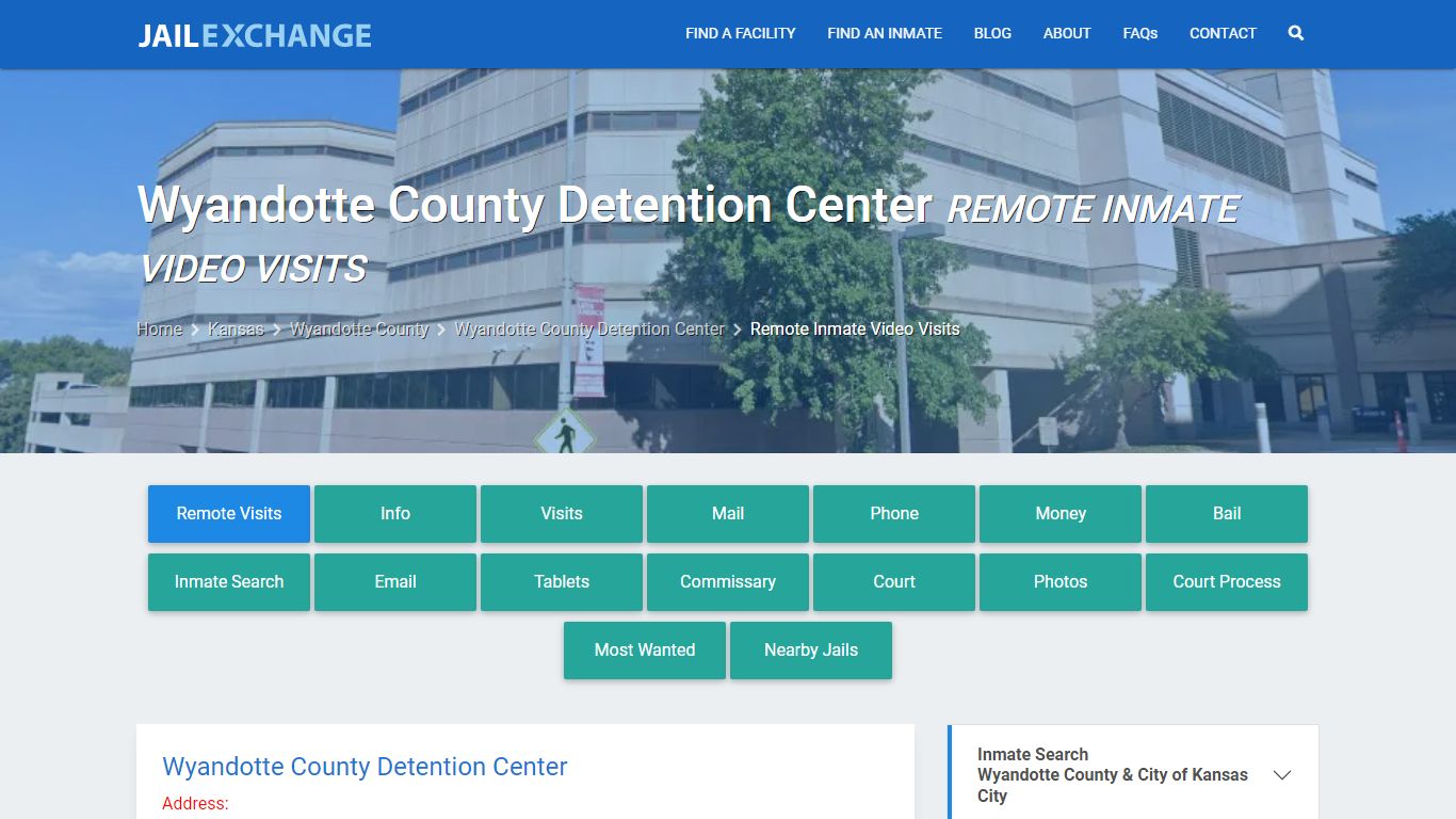 Video Visitation - Wyandotte County Detention Center, KS - Jail Exchange